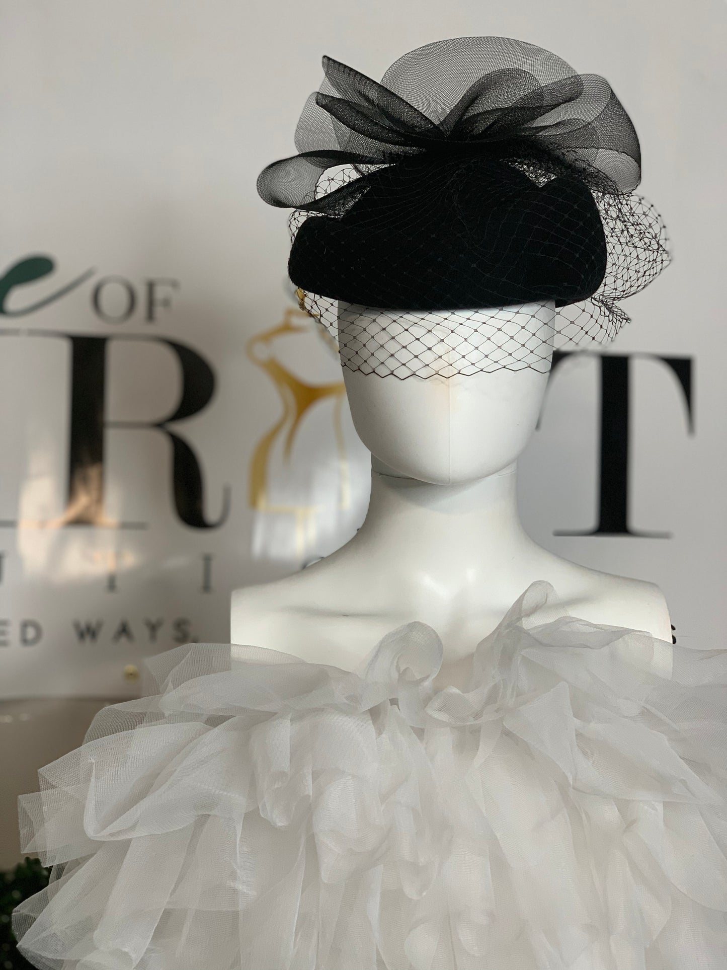 Black Swan Evening Hat