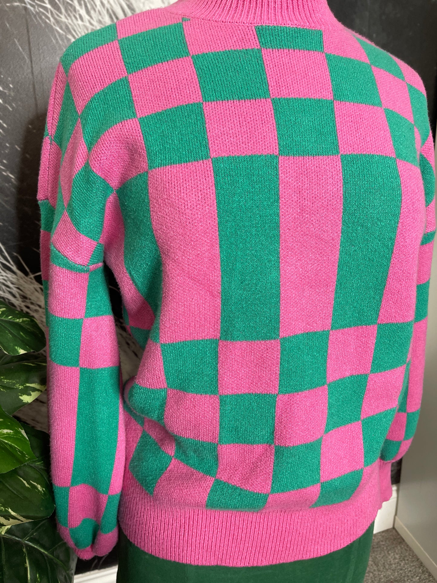 ZESICA Turtleneck Ribbed Knit Pullover Sweater