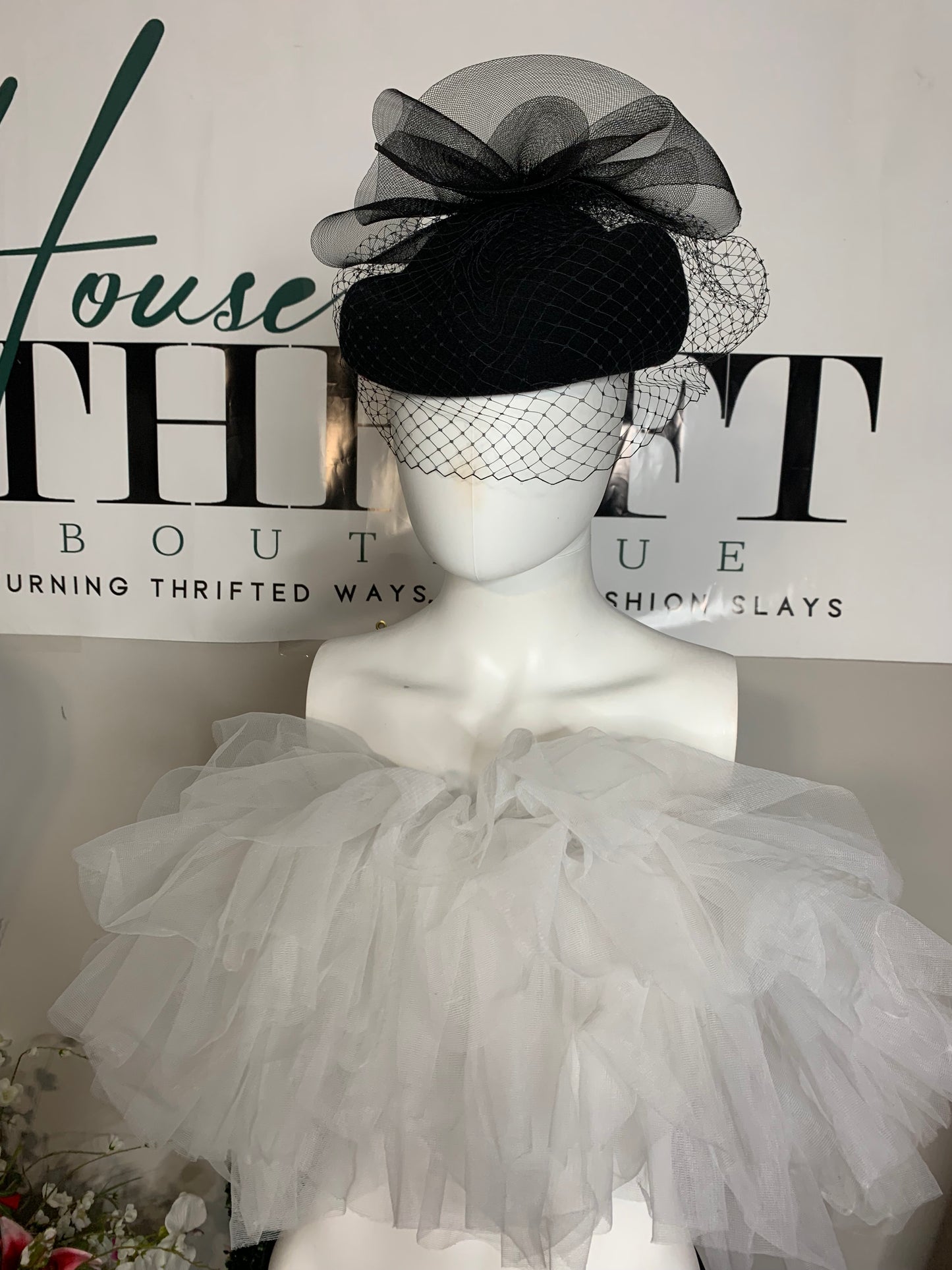 Black Swan Evening Hat