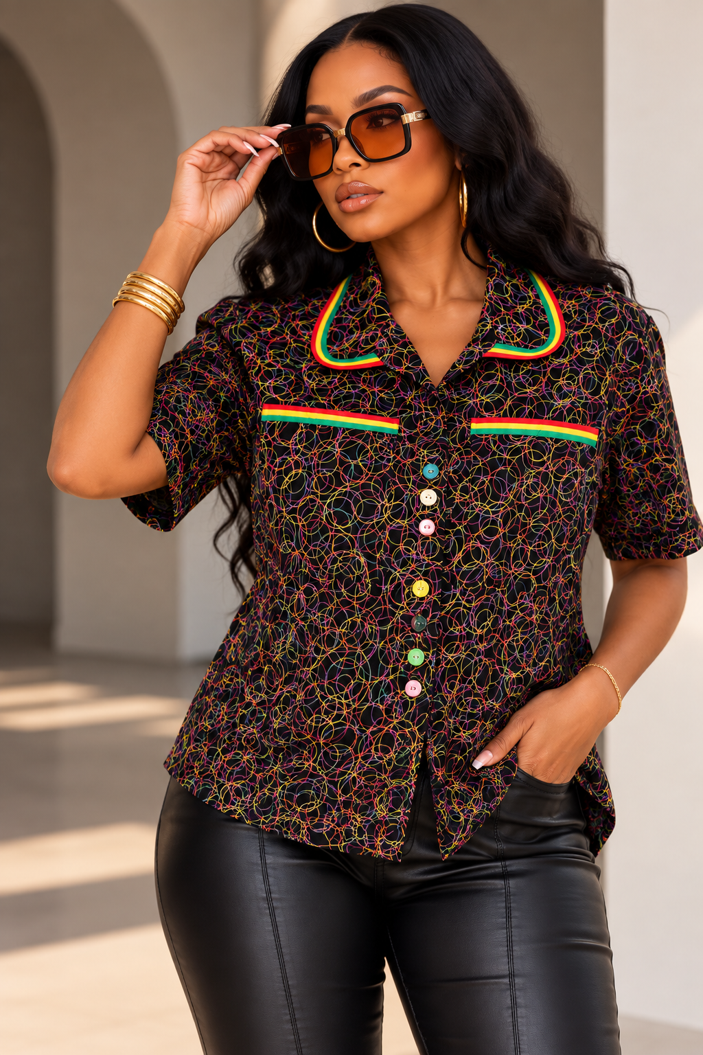 Skaters Retro Electric Shirt