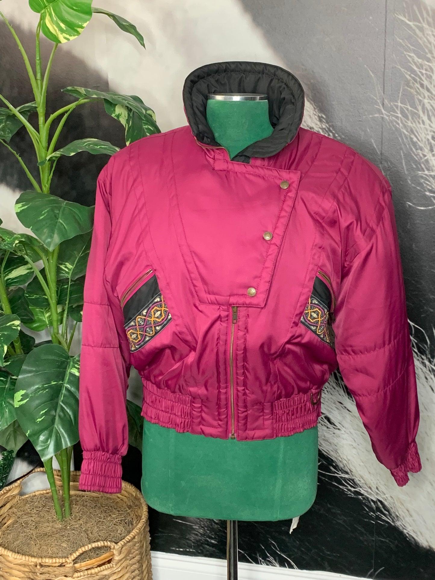 Vintage Ski Fashion Jacket