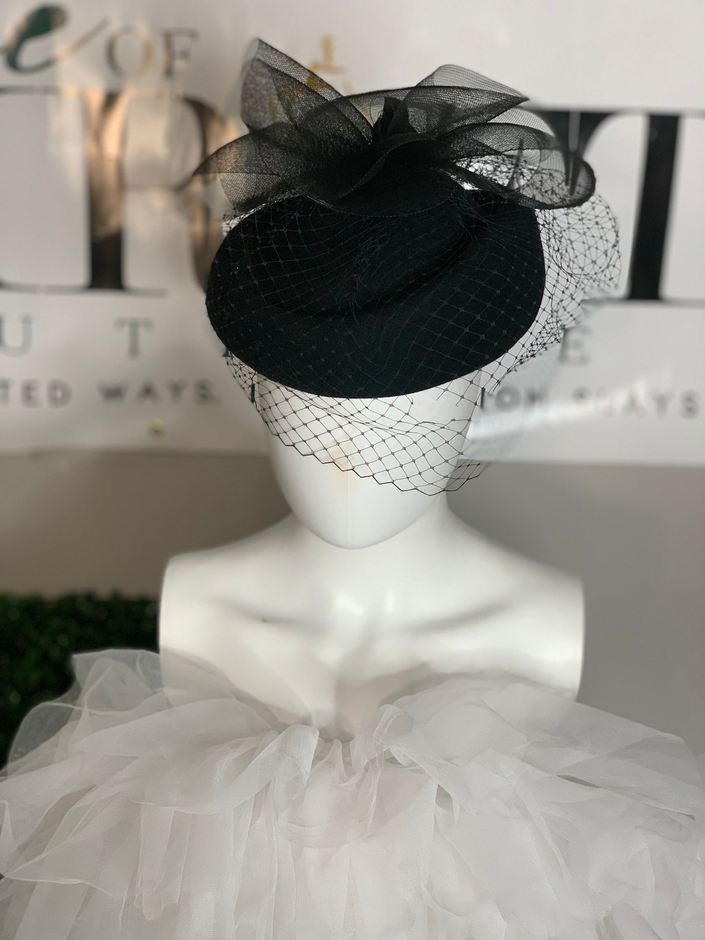 Black Swan Evening Hat