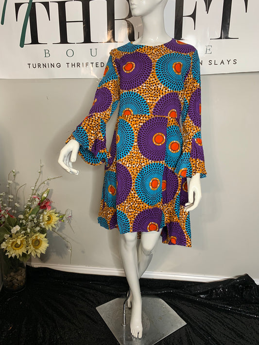 Ankara Flare Dress