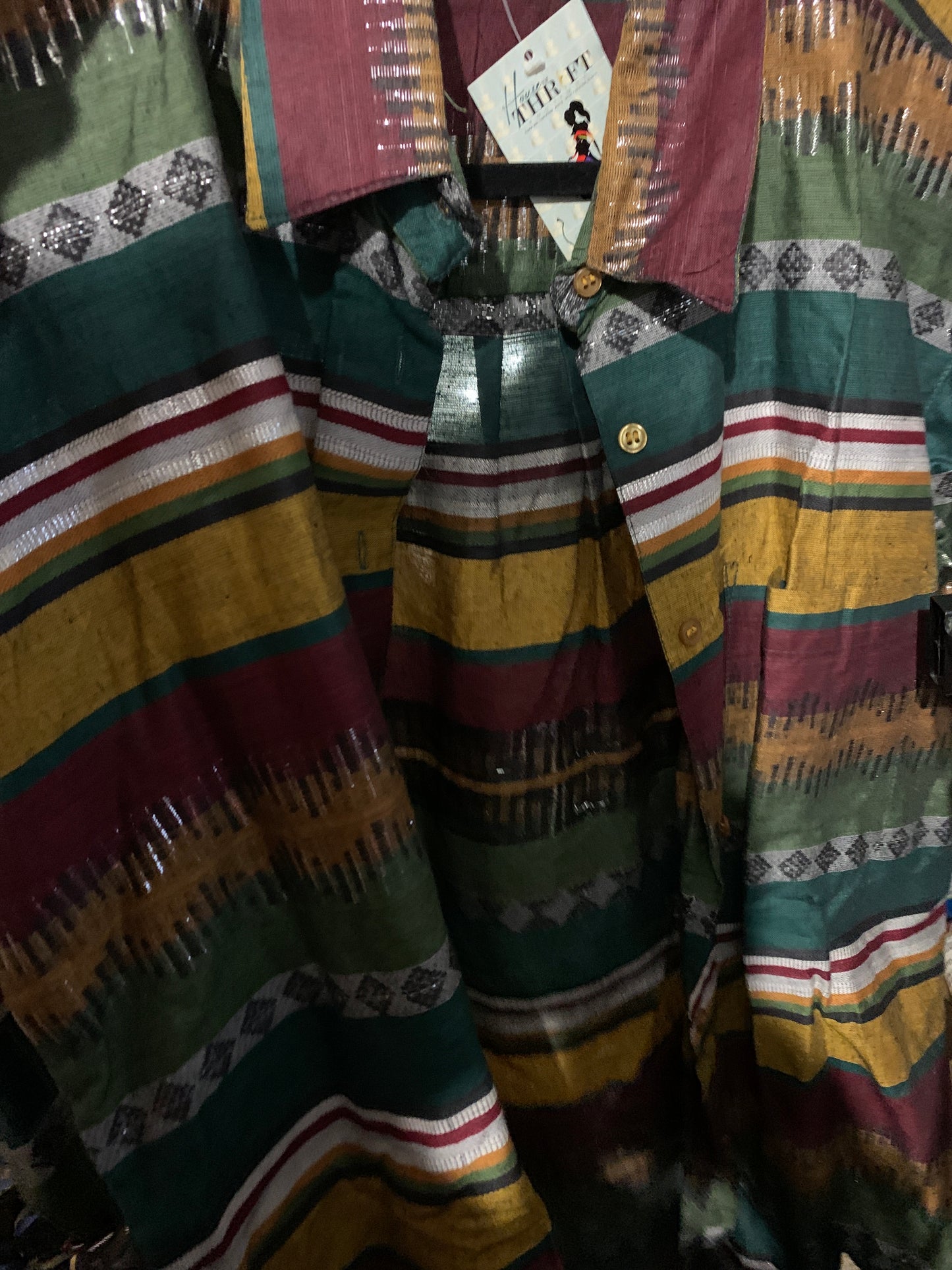 Vntg. D. Marco Mix Colors Blouse