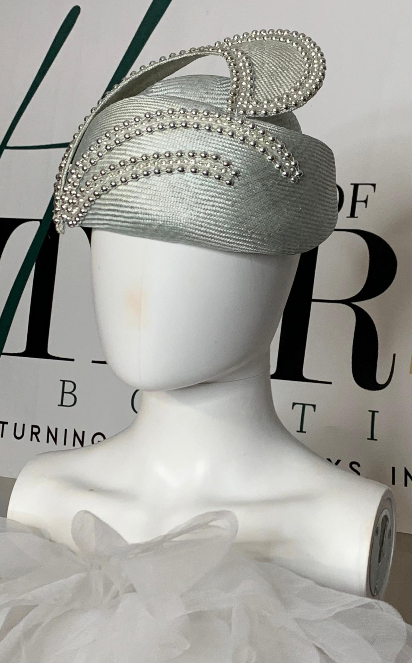 Studded Denim Me Evening Hat