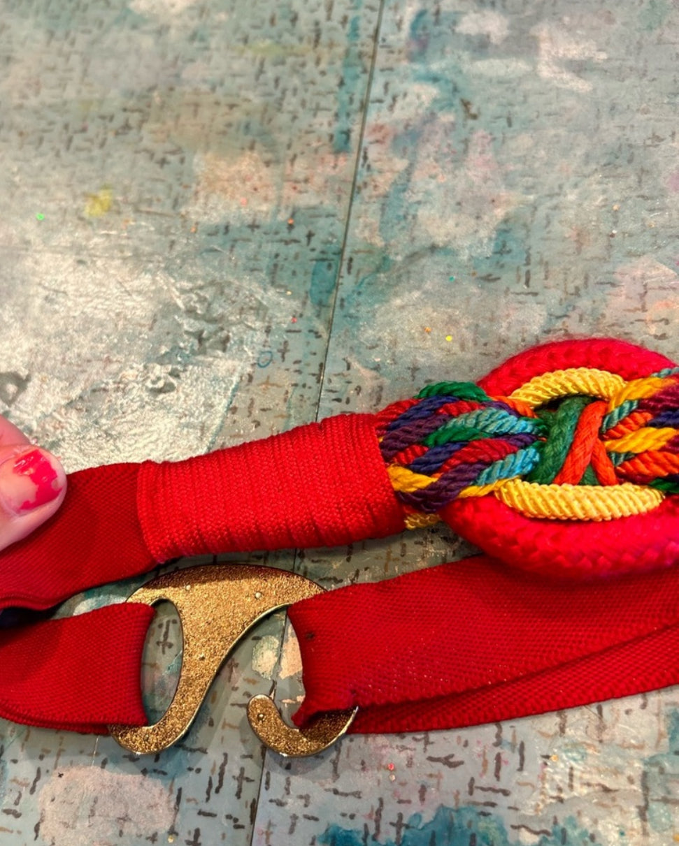 80’s Rainbow Rope Belt