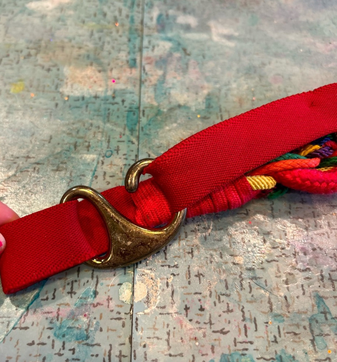 80’s Rainbow Rope Belt