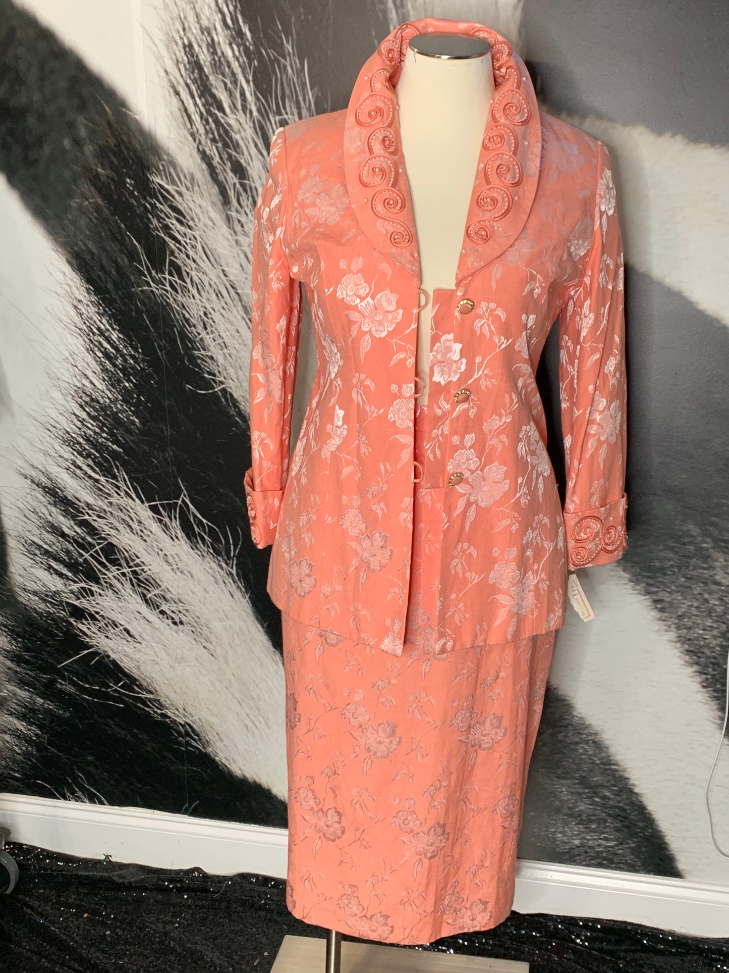 2pc GOSPEL Skirt Suit Set