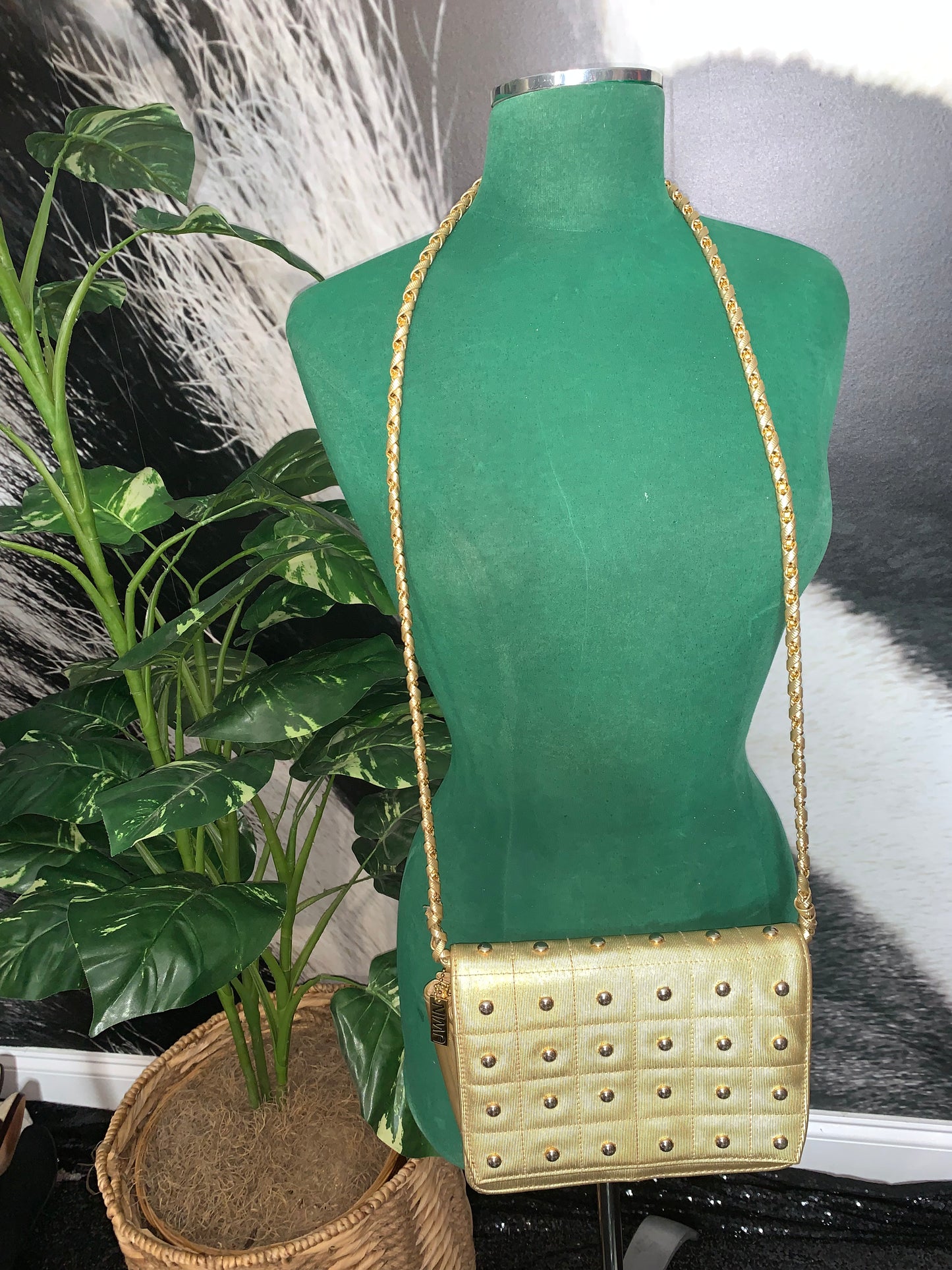 Vntg. Nima Golden Purse