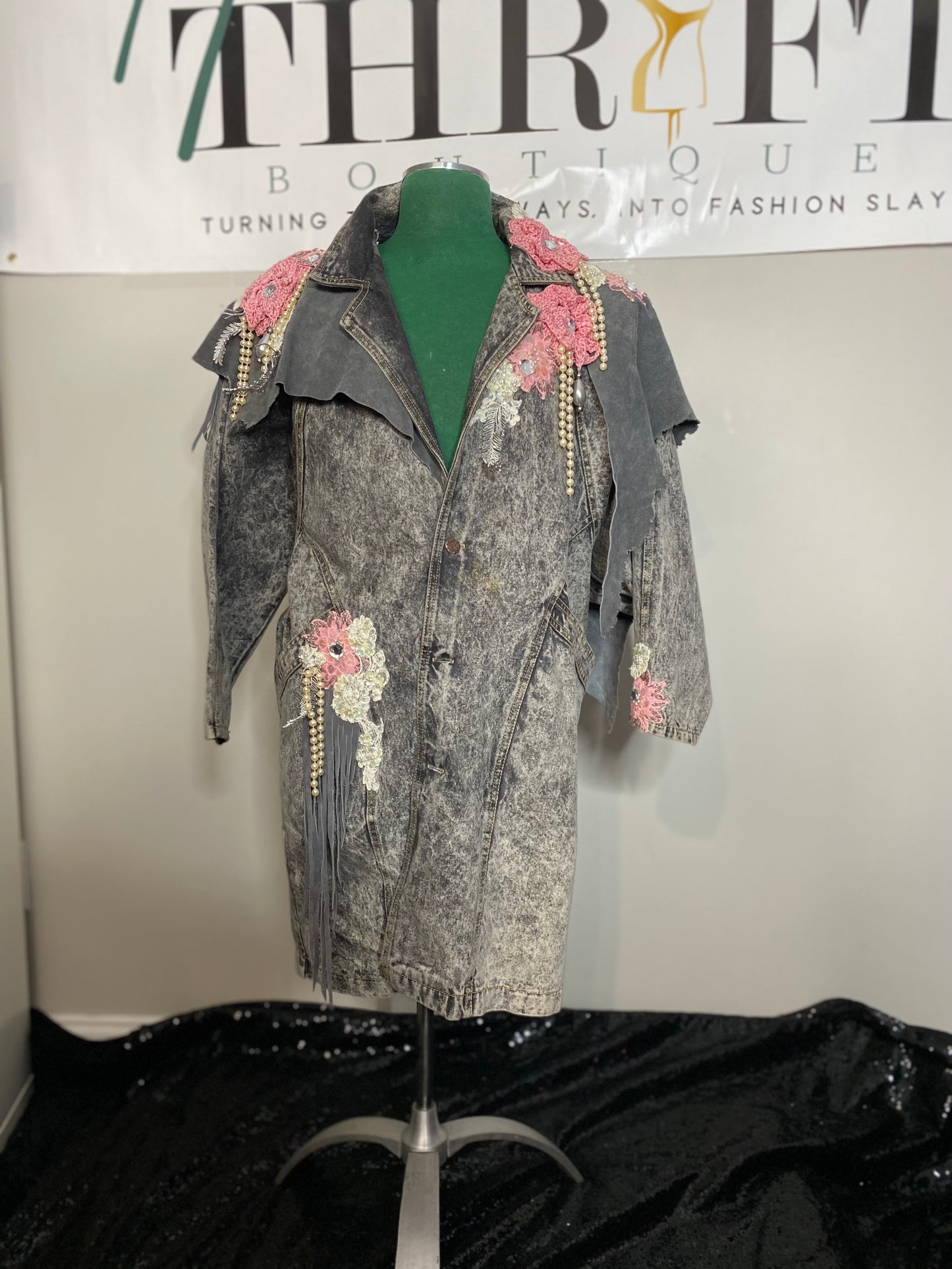 Custom Denim Street Wear Jacket