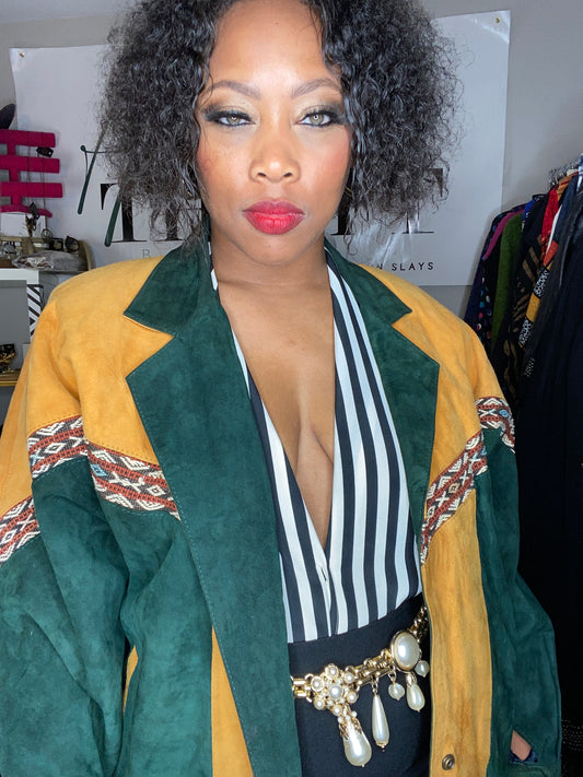 Vntg. Suede Bay Bay Jacket