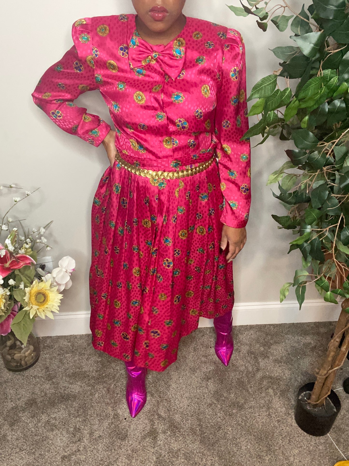 M. London Vintage "Pretty In Pink" 2pc Set