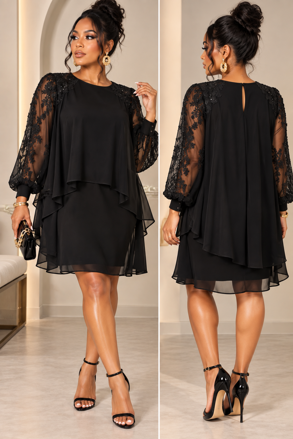 Lacey Lady Black Dress