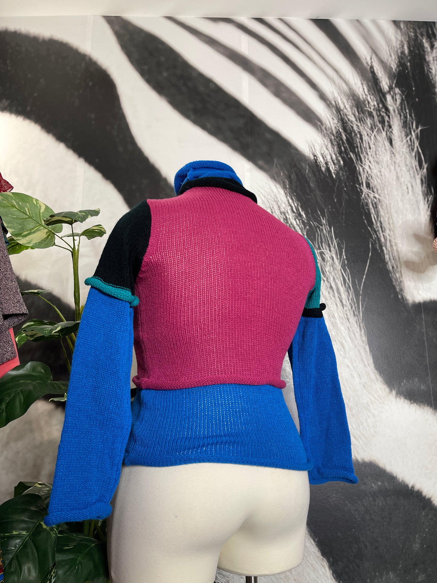 Vntg. Color Block Sweater