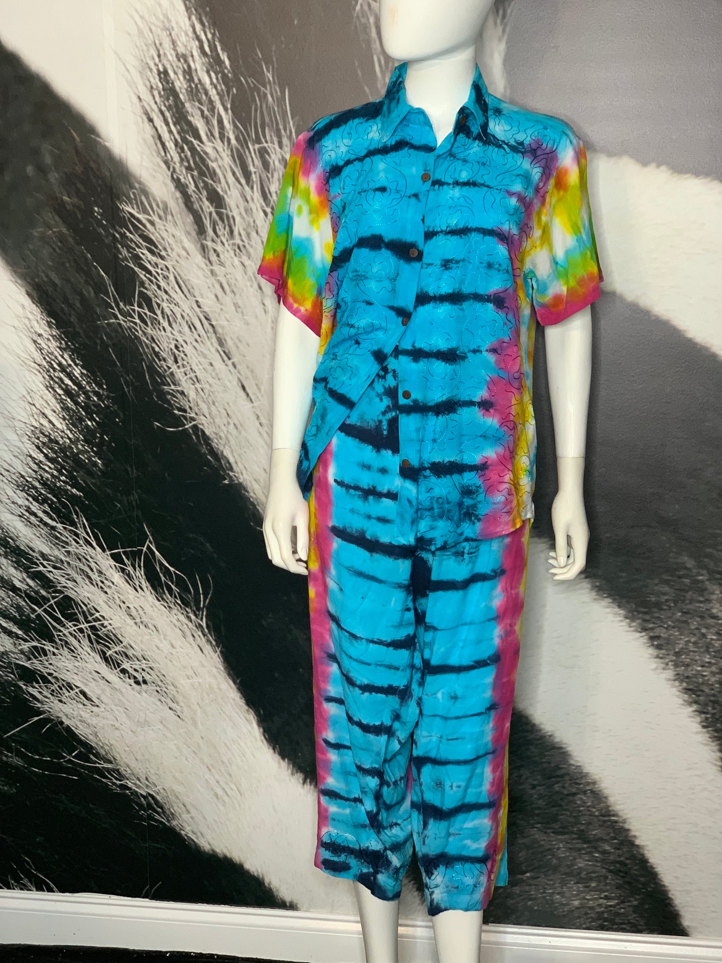 Tie Dye Shirt & Pant Set