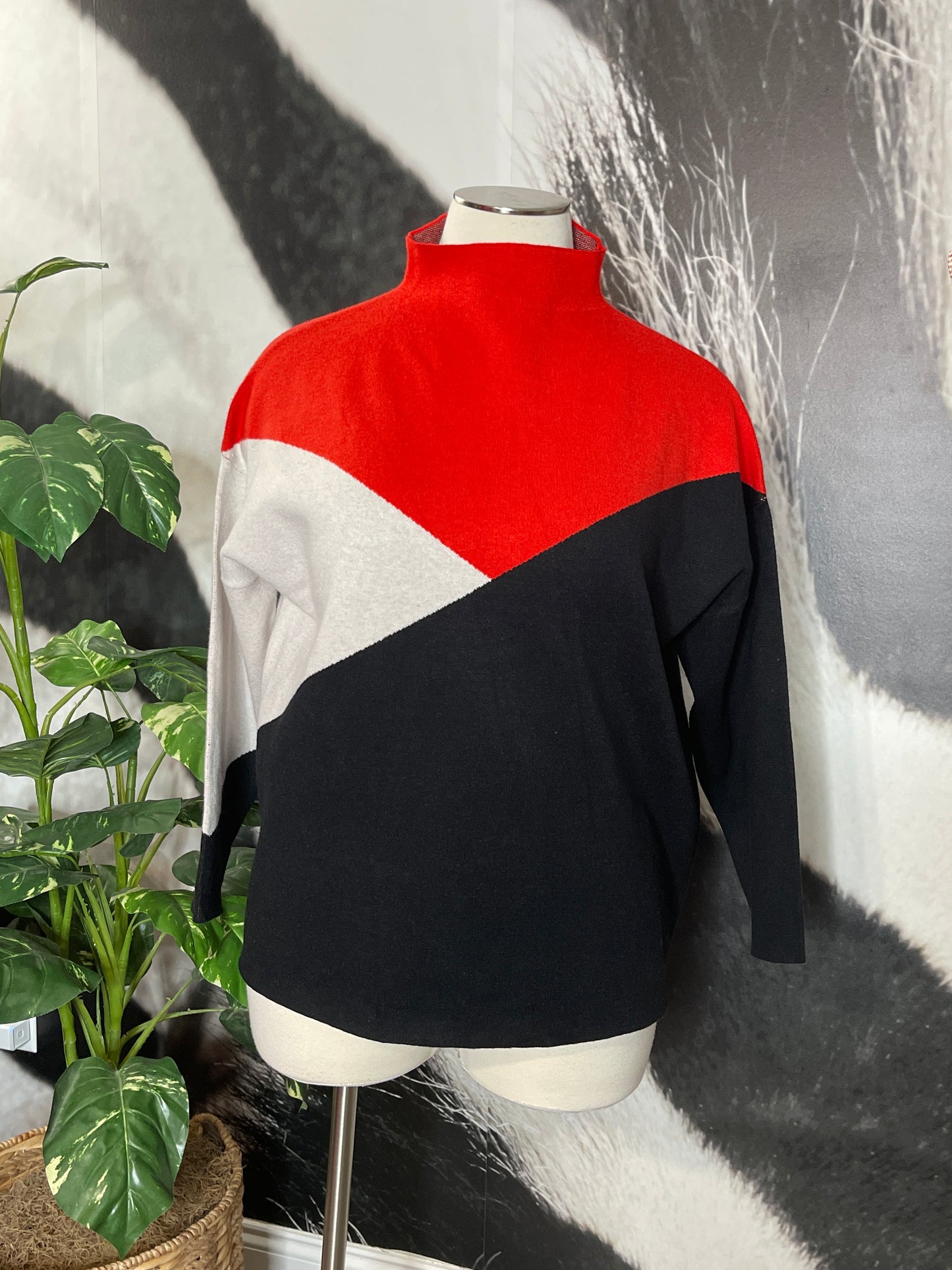 Tahari Color Block Sweater