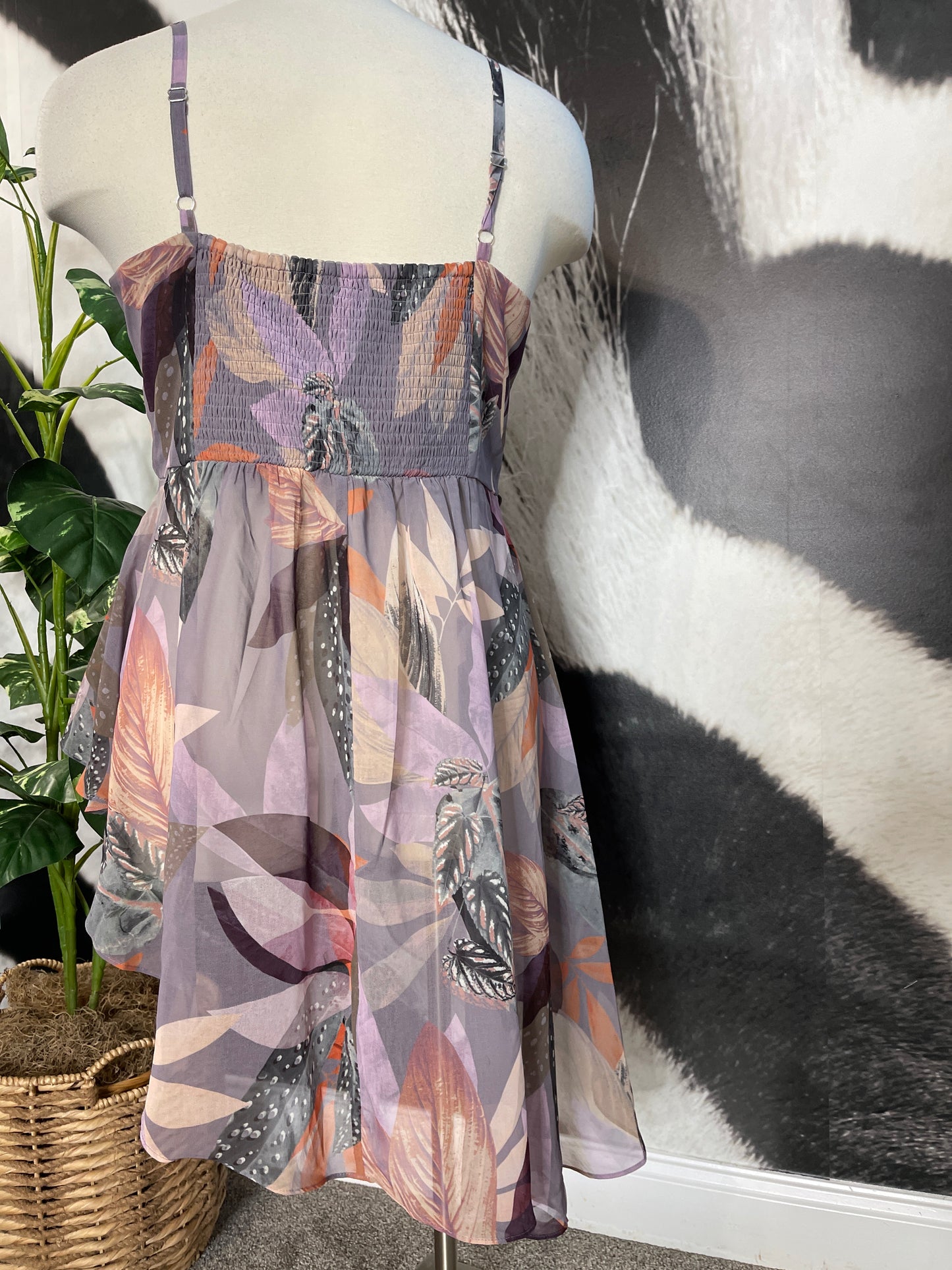 High Low Flirty Floral Top