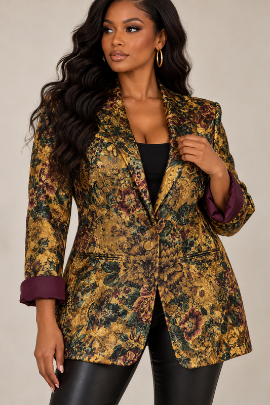 90’s Regal Michael K. Mustard Blazer