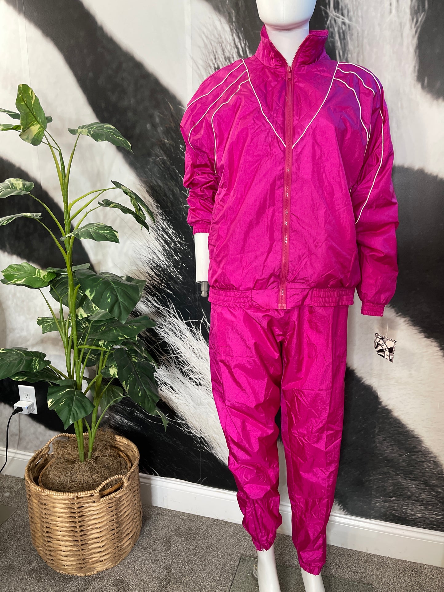 Vntg. 2pc Track Suit