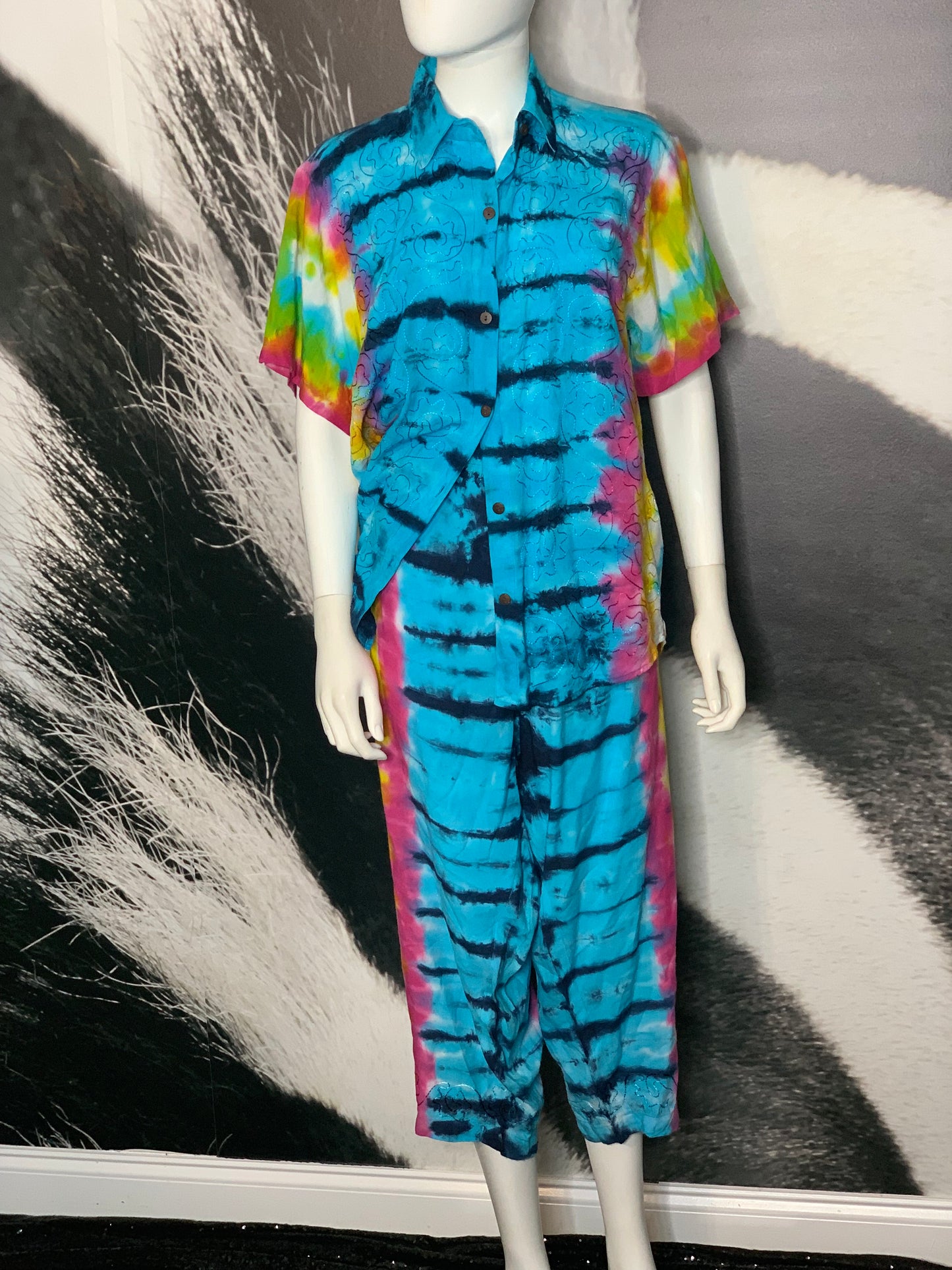 Tie Dye Shirt & Pant Set