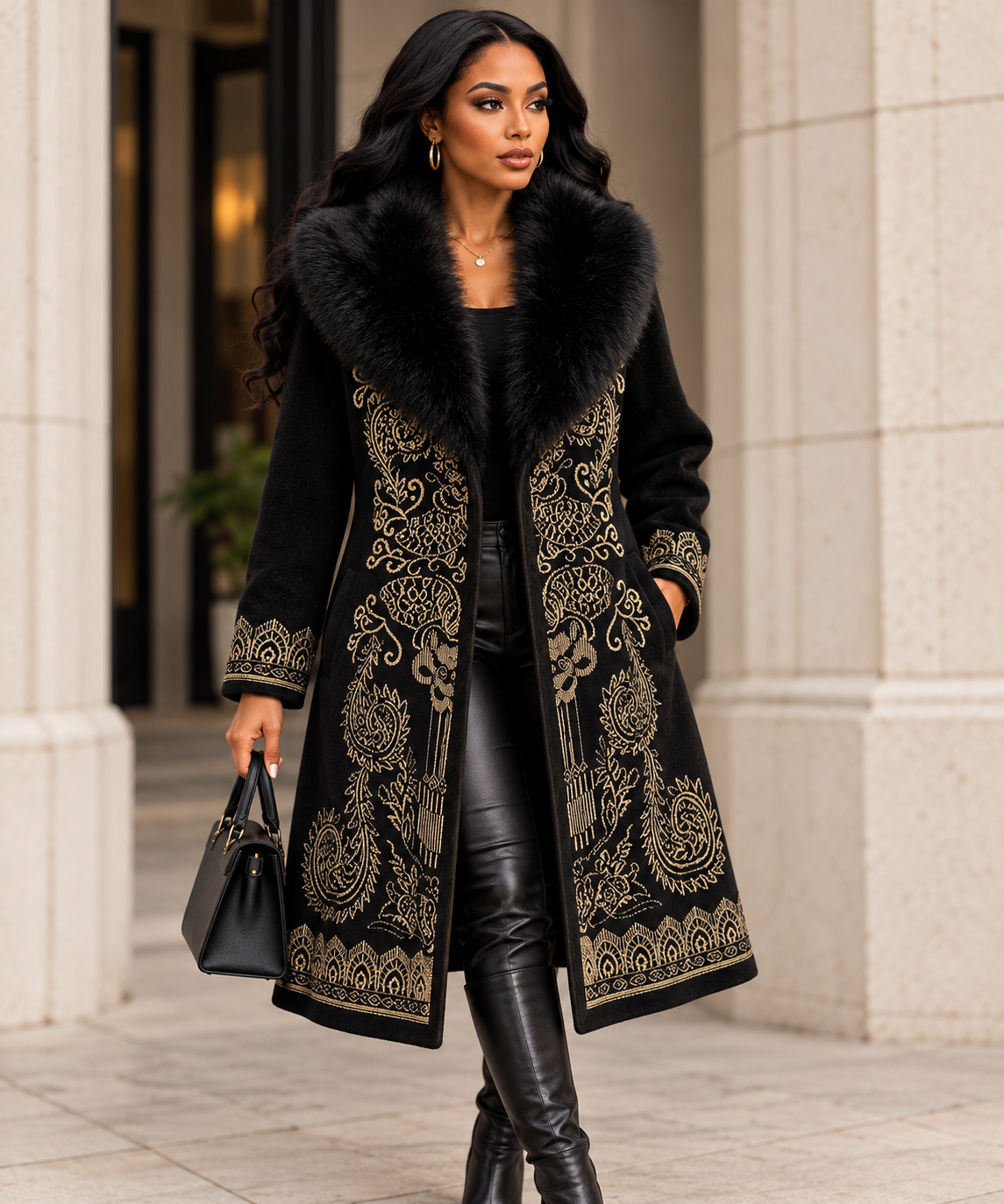 Chicos Sweater Coat