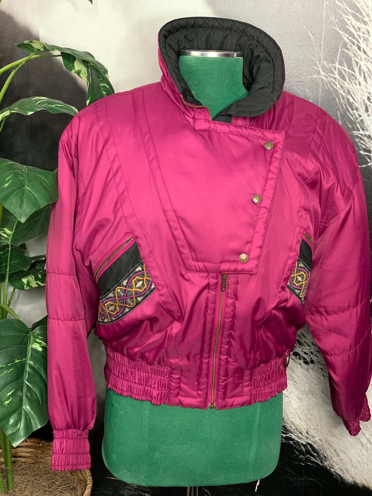 Vintage Ski Fashion Jacket