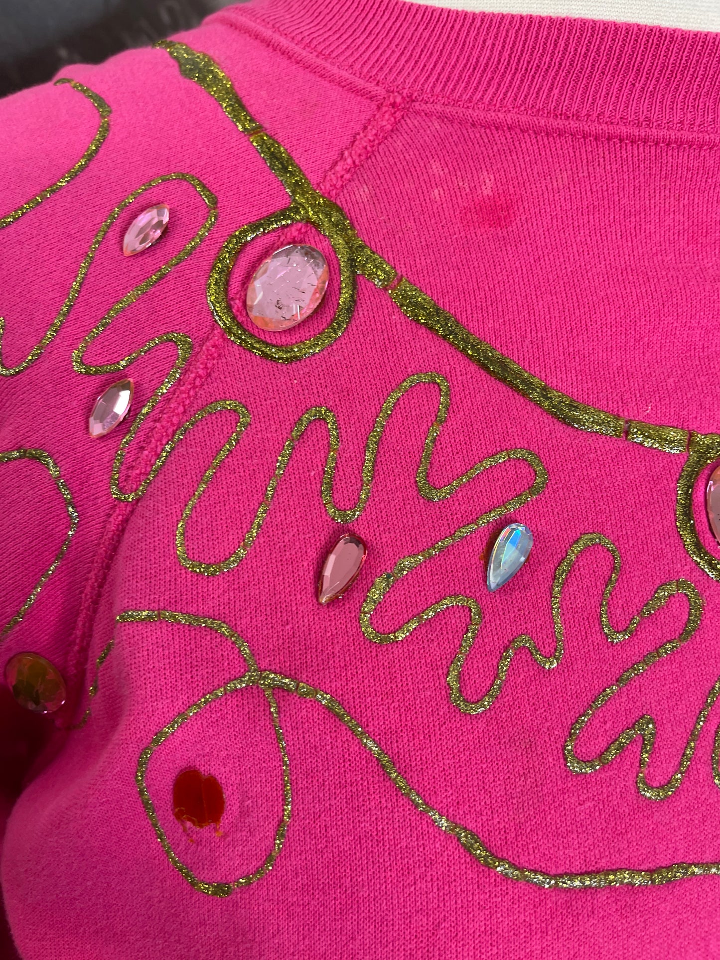 Upcycled Vntg. Gemstone Sweater