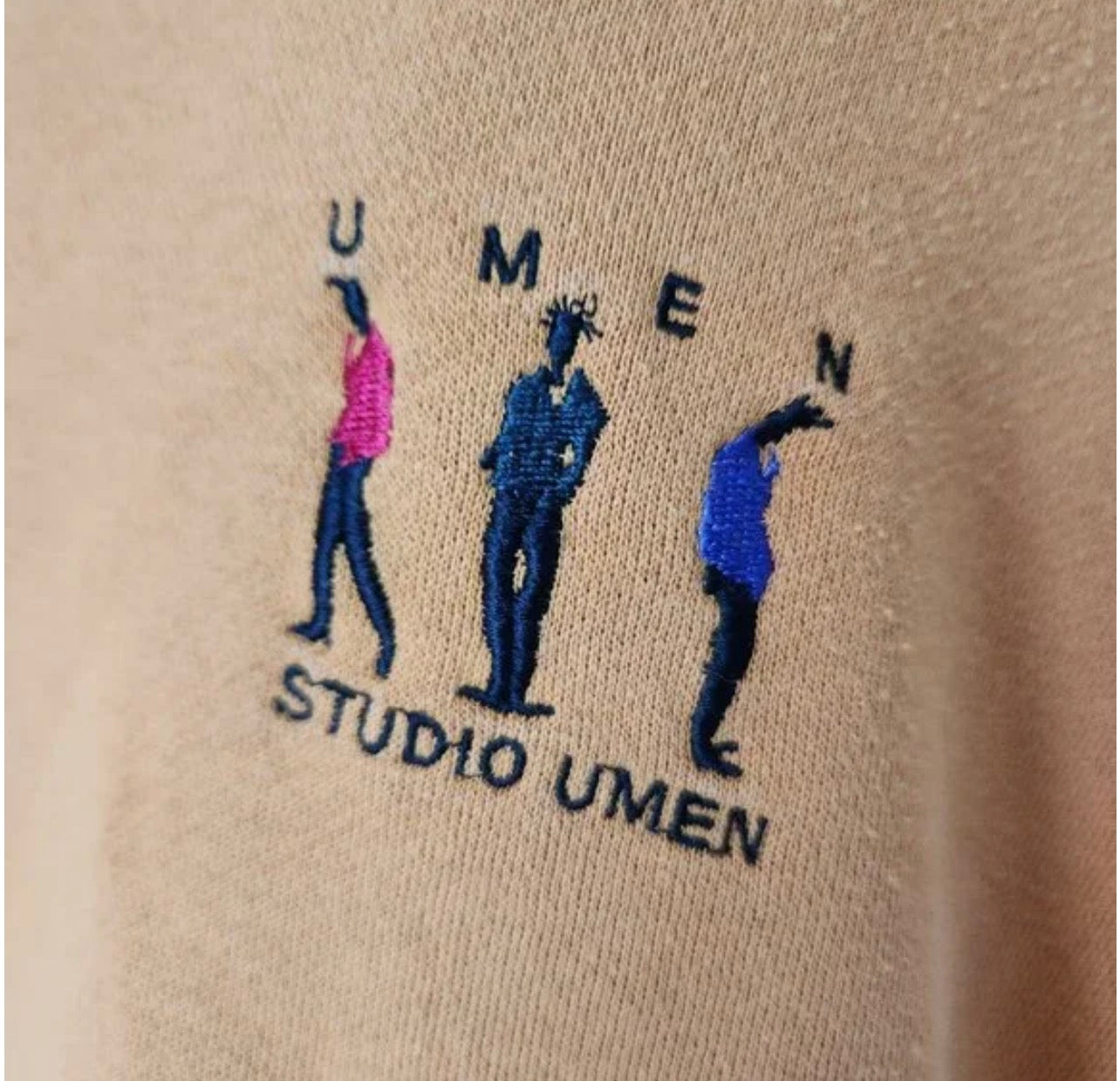 Vintage STUDIO UMEN Embroidered Fleece