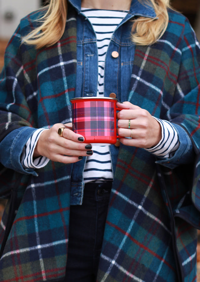 Old Navy Plaid Poncho