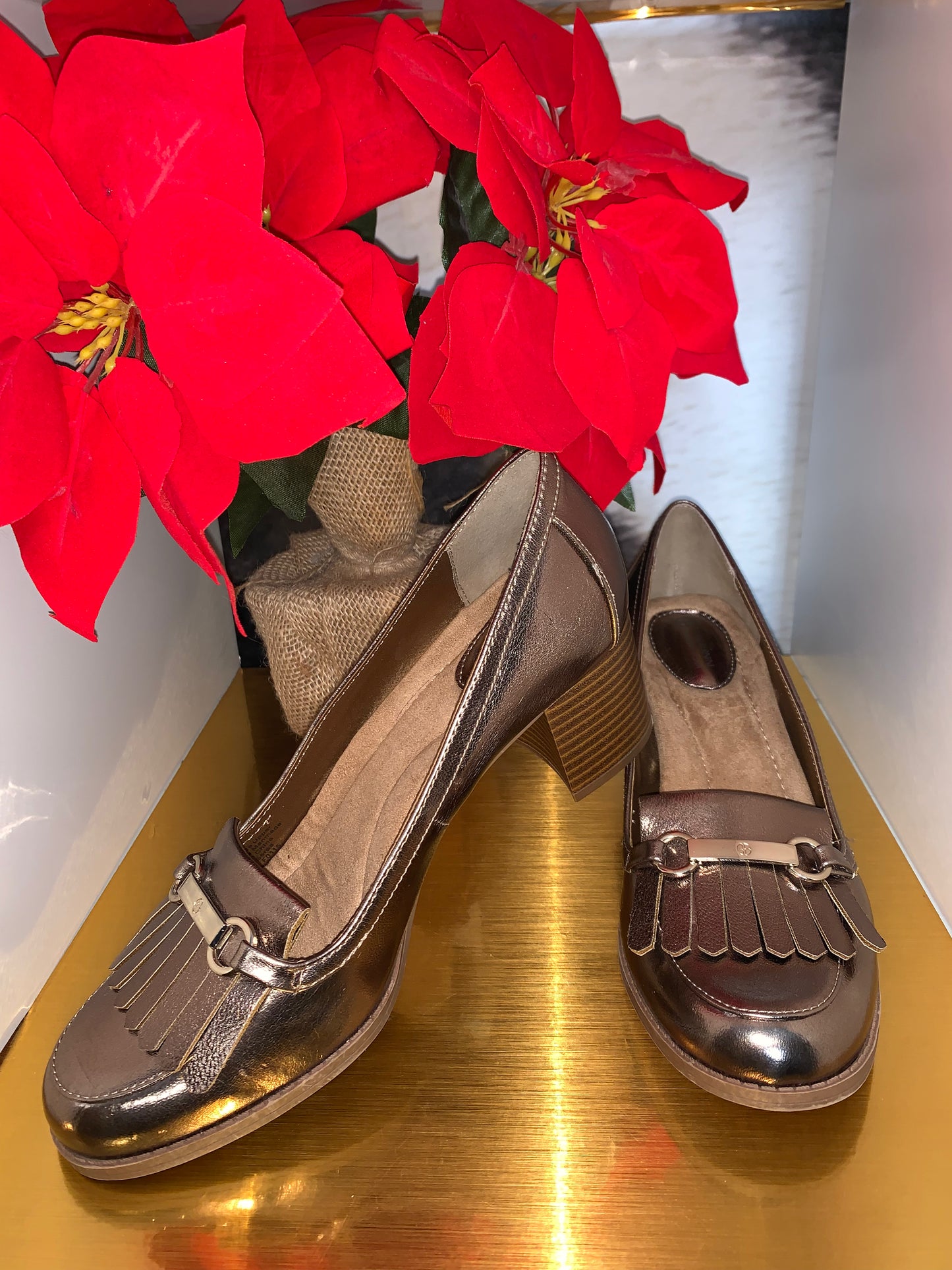 Giani Bernini Loafer Pump (Gold)