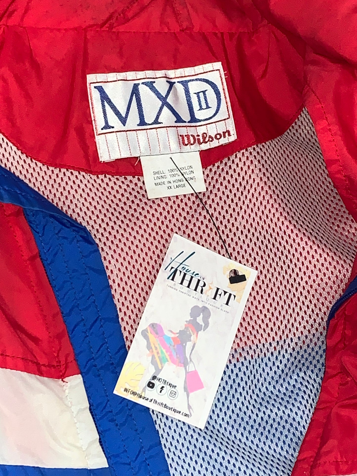 90’s Retro Red, Wht, Blue jacket