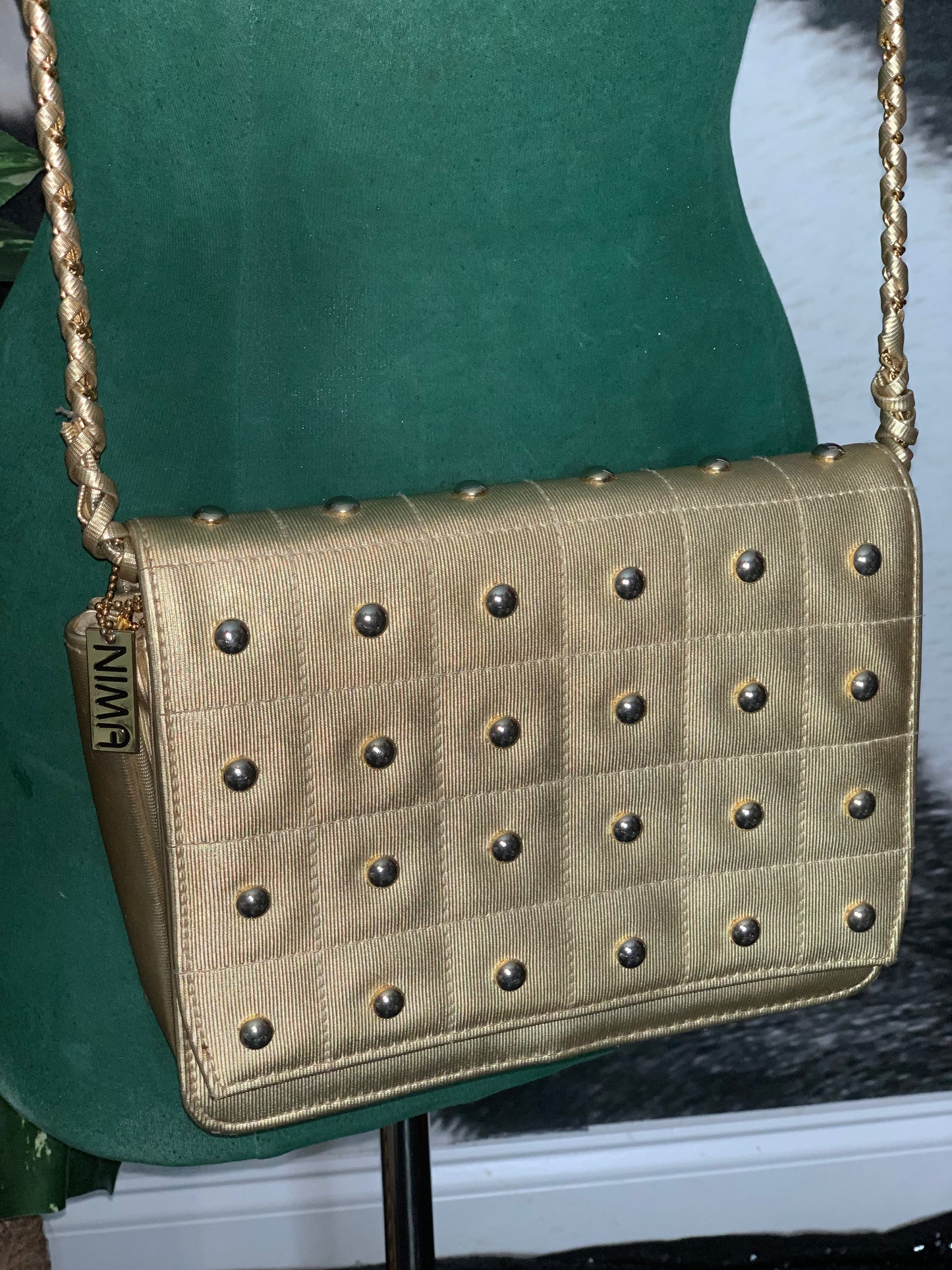 Vntg. Nima Golden Purse