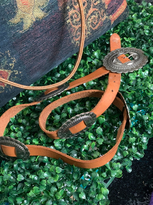 A. Living Western Leather belt