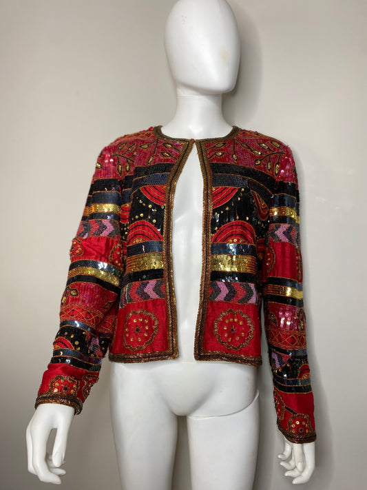 A. Papell Boutique  Sequin Jacket